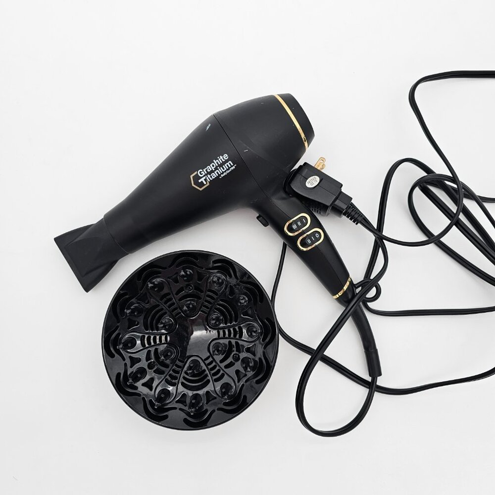 BaBylissPRO Graphite Titanium Professional Hair Dryer